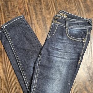 Wallflower Dark Blue Skinny Jeans